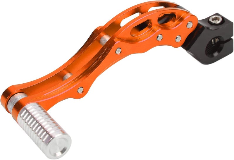 CFTGIW Kick Starter Kickstarter Lever Motorcycle Kick Start Lever Kick Starter Start Lever High Strength Aluminum Alloy Universal Accessory for Motorcycle Scooter (Orange) - Image 1
